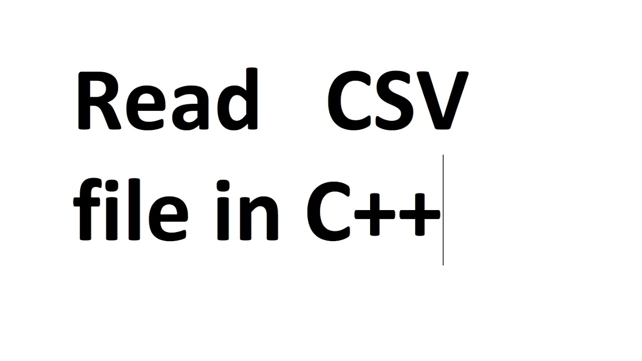 c reading a csv file